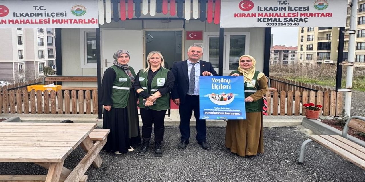 Kadın komisyonundan mahalle muhtarlarına ziyaret