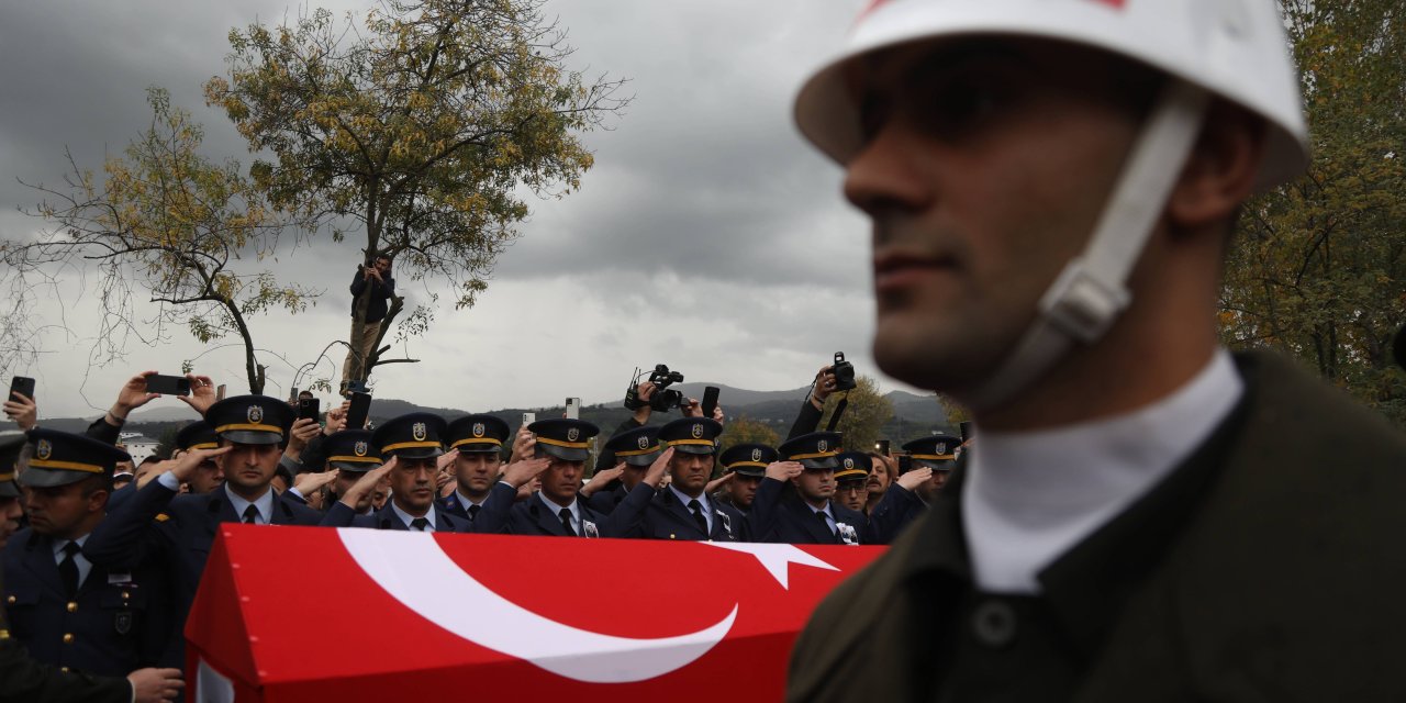 Samsun şehidini uğurladı...