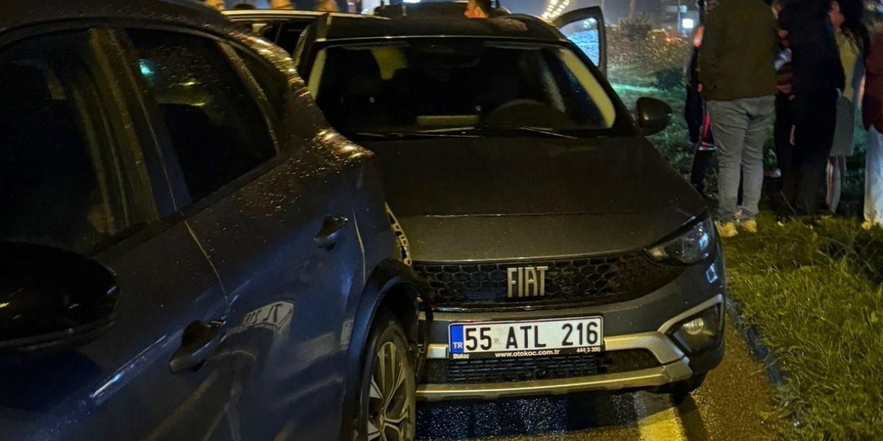 Samsun'da zincirleme trafik kazası: 4 yaralı