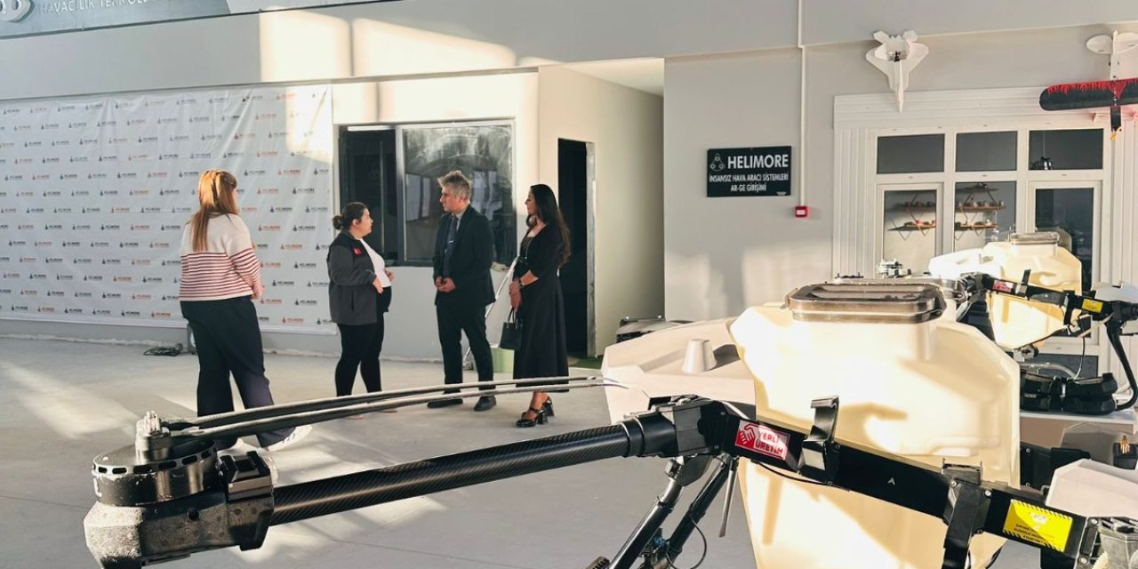 Öğrenciler tasarımı gökyüzünden öğrendi