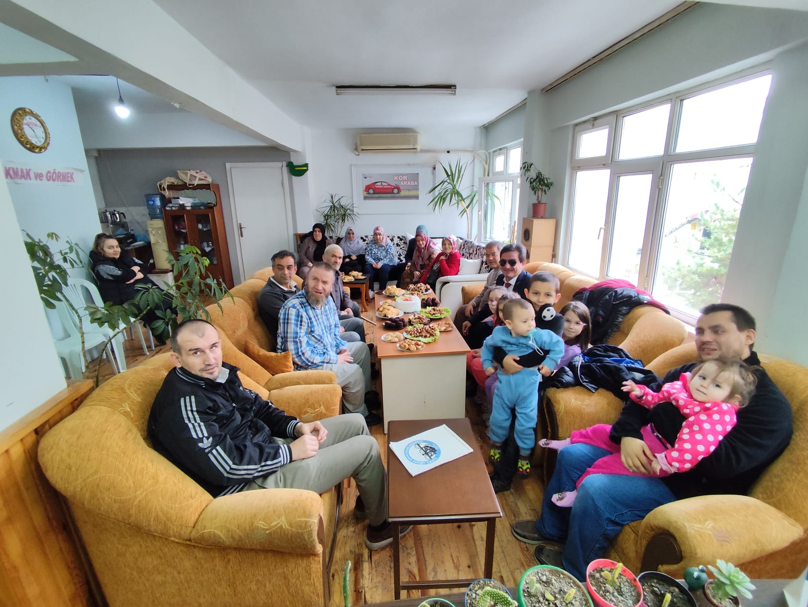 Bafra'da görme engelliler yararına düzenlenen kurs sona erdi