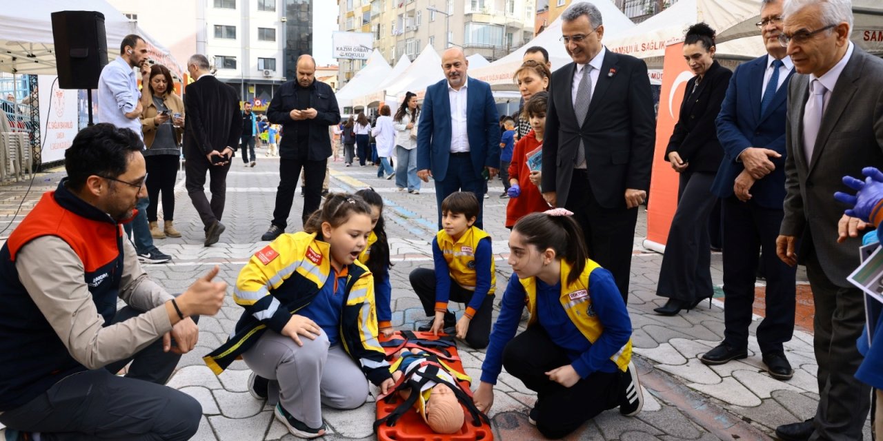 İlkadım'da okullarda sağlıklı yaşam seferberliği