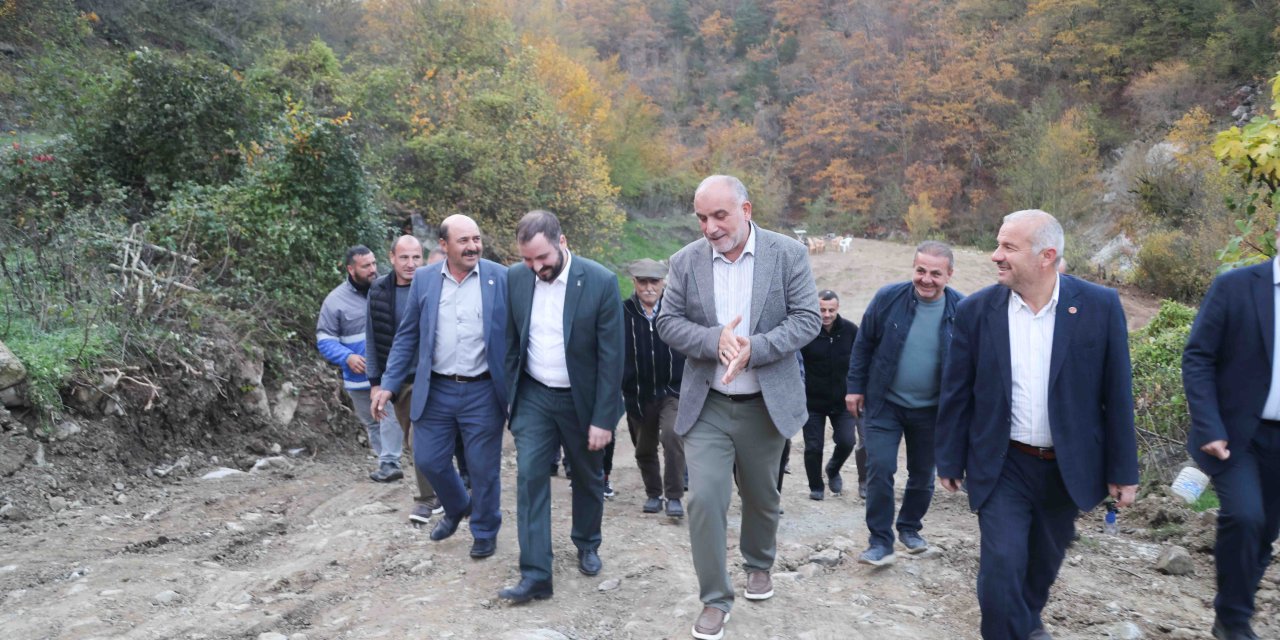 Canik'te yeni bağlantı yolu açıldı