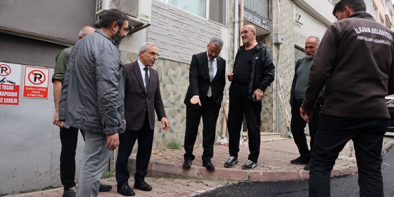 Saha çalışmalarını yerinde inceledi