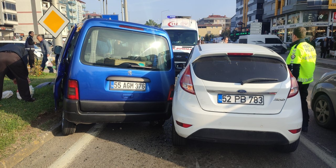 Trafik kazasında 1 kişi yaralandı