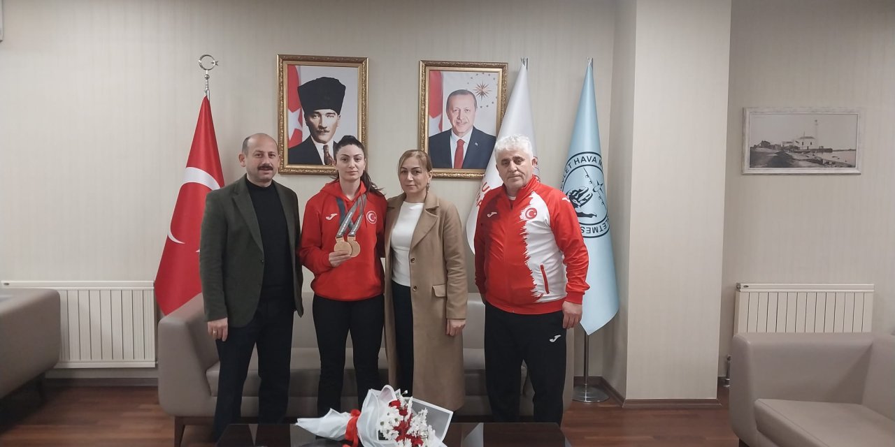 Samsunlu sporcudan büyük başarı