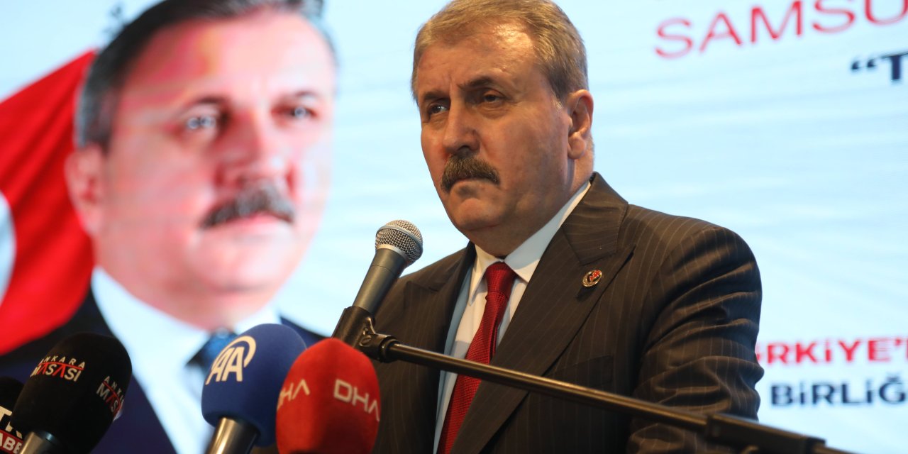 BBP Genel Başkanı Destici Samsun'da konuştu