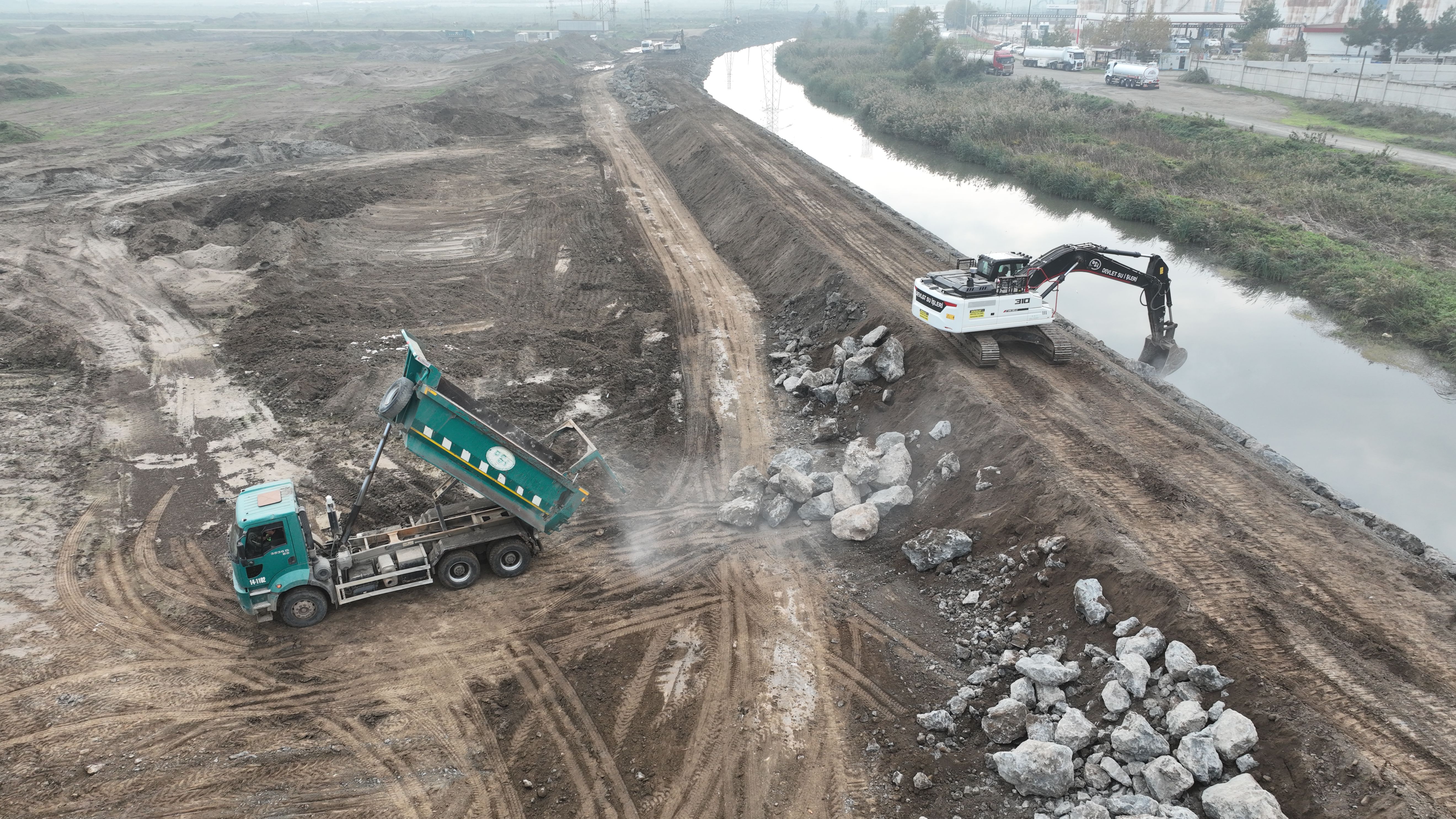 Sanayinin kalbi taşkınlara karşı zırhlanıyor