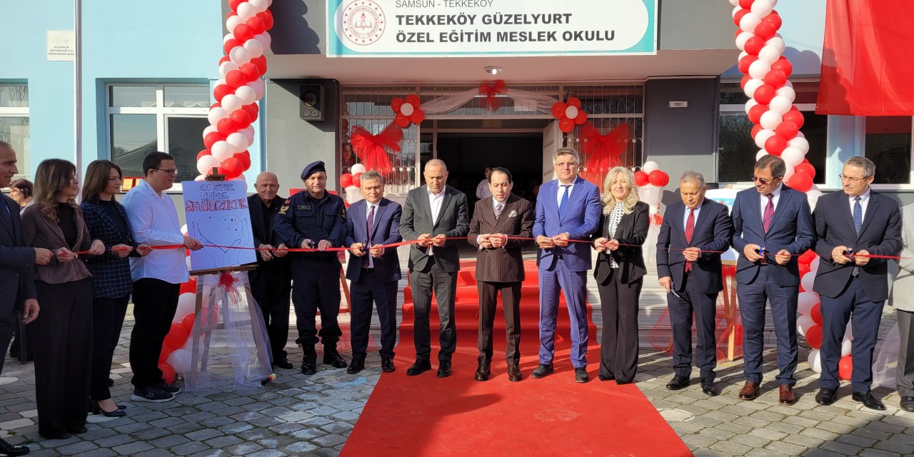 Tekkeköy Güzelyurt Özel Eğitim Meslek Okulu eğitim yılına başladı