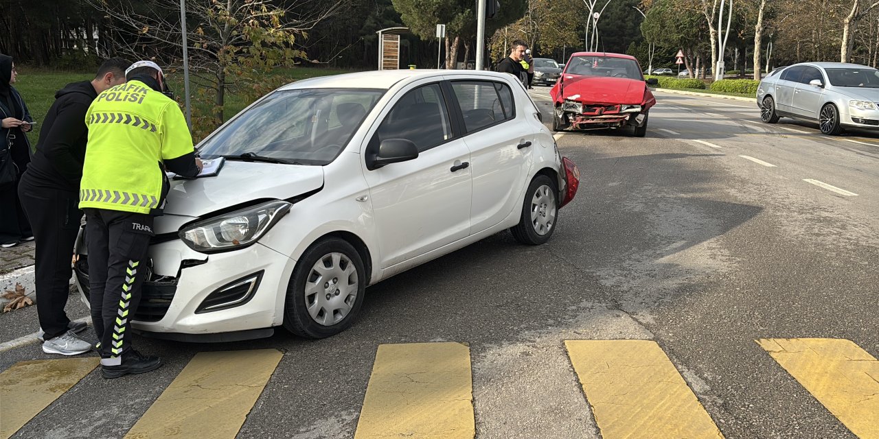 Trafik kazasında 1 kişi yaralandı