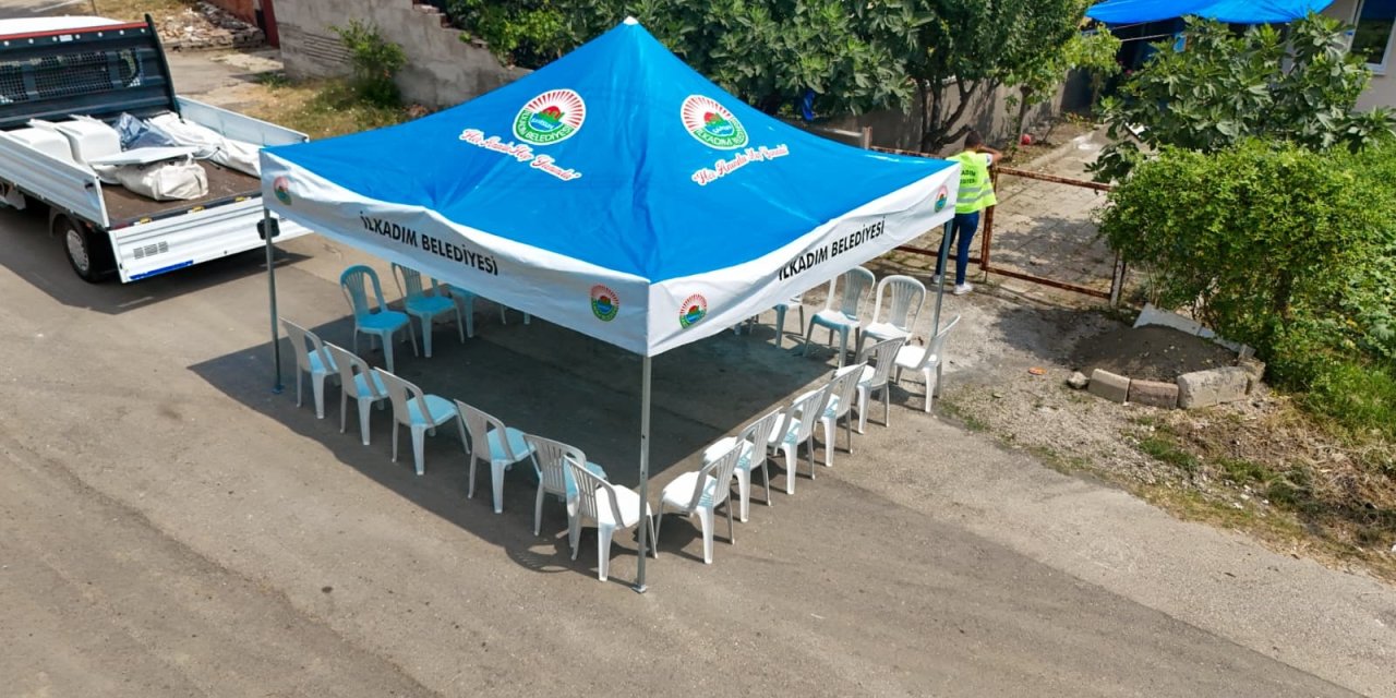 İlkadım'da cenaze hizmetleri devam ediyor