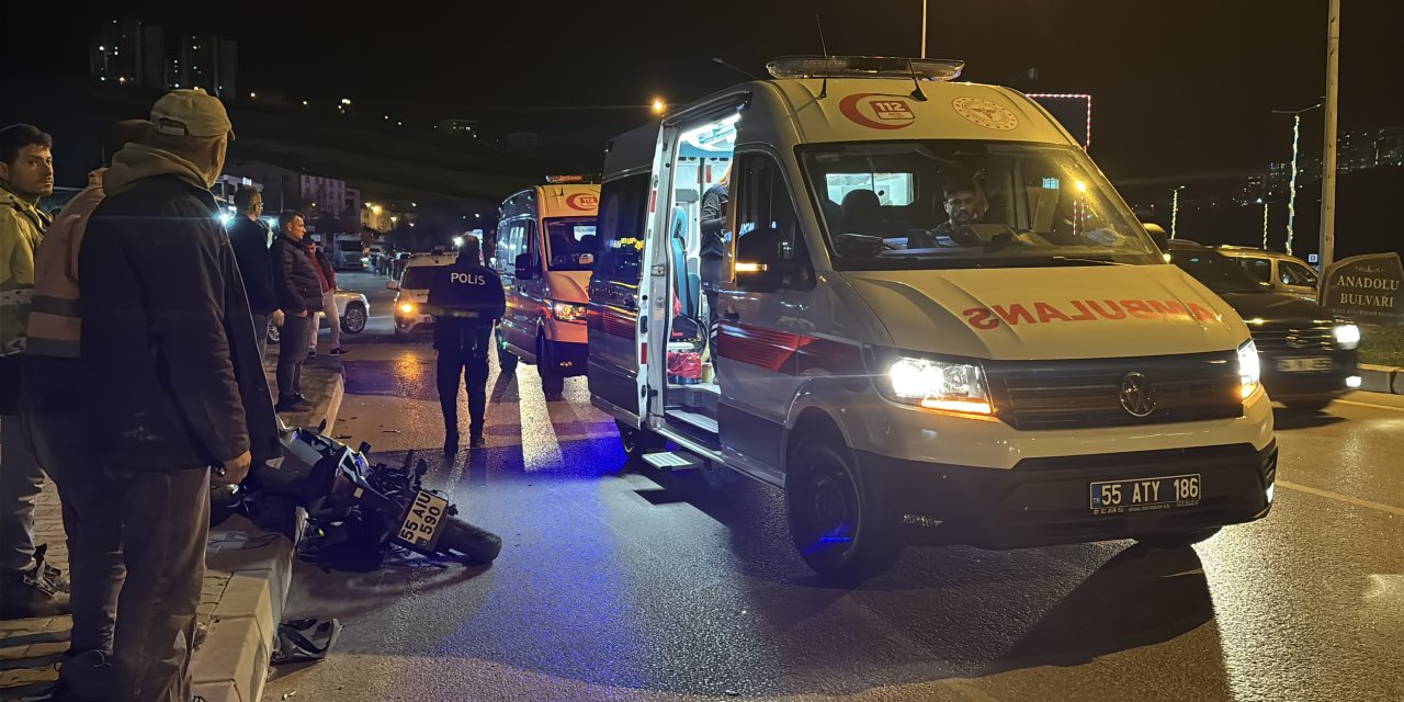 Kazada 2 kişi yaralandı