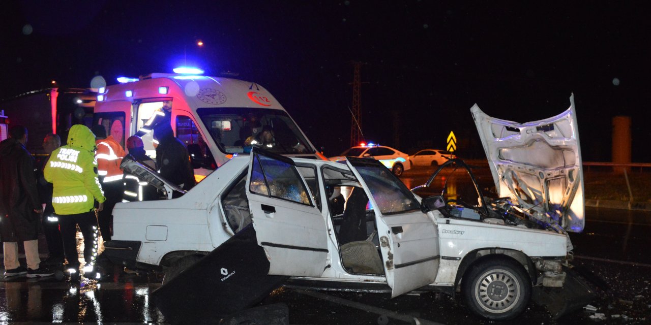 Trafik kazasında 4 kişi yaralandı