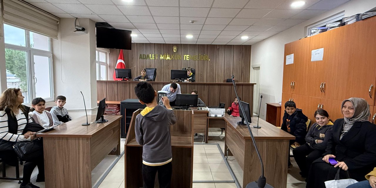 Öğrenciler Adalet Sarayı'nın işleyişini yerinde gördü