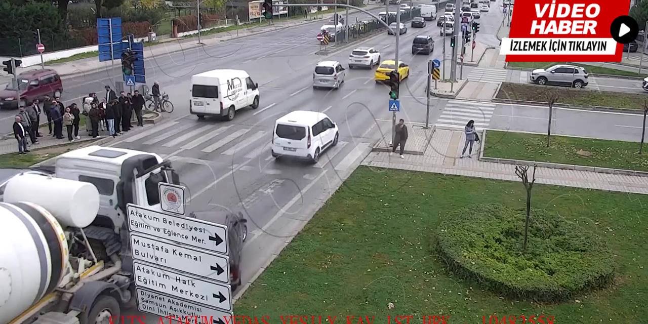 Samsun'daki kazalar kameralara yansıdı