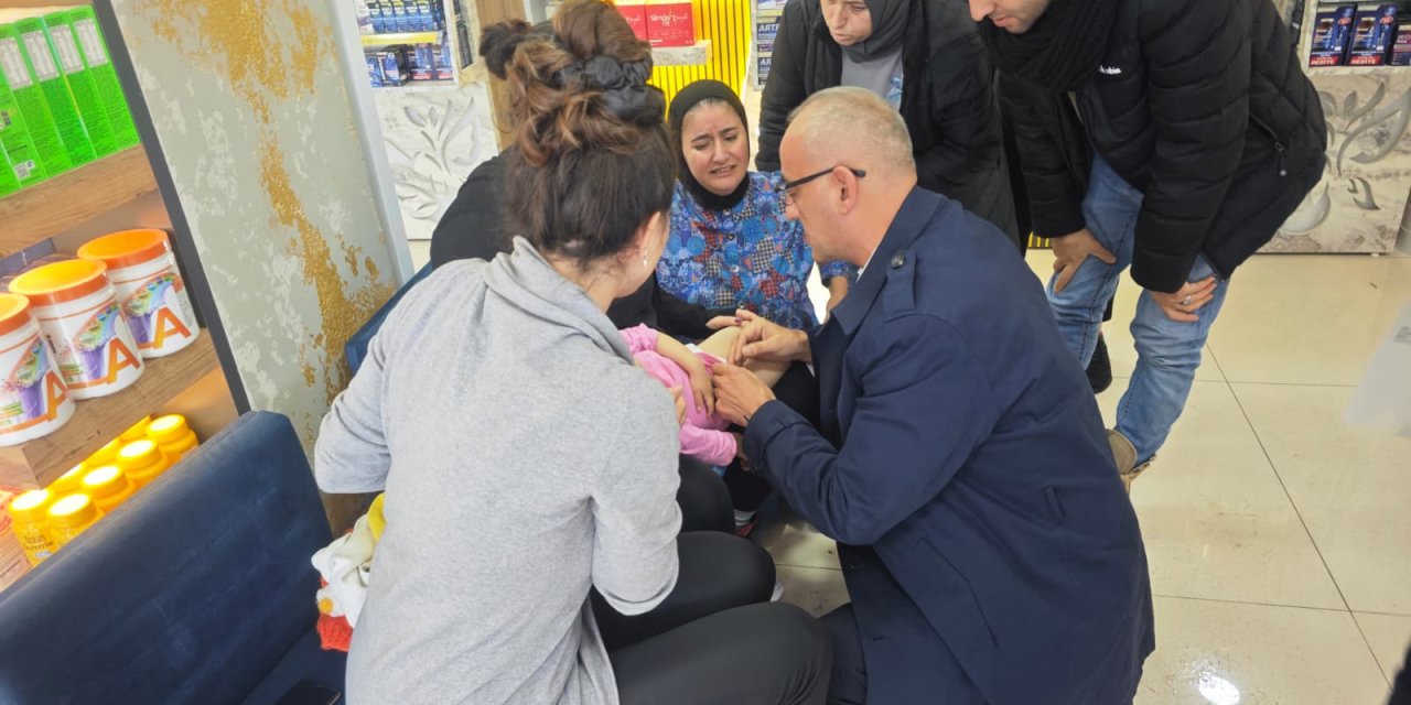 Havale geçiren bebeğe ilk müdahaleyi belediye başkanı yaptı