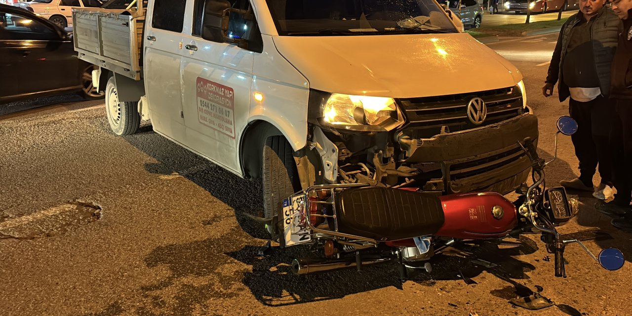 Trafik kazasında 1 kişi yaralandı