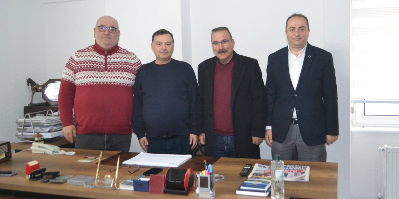 Yeni ofiste ilk misafirlerini ağırladı