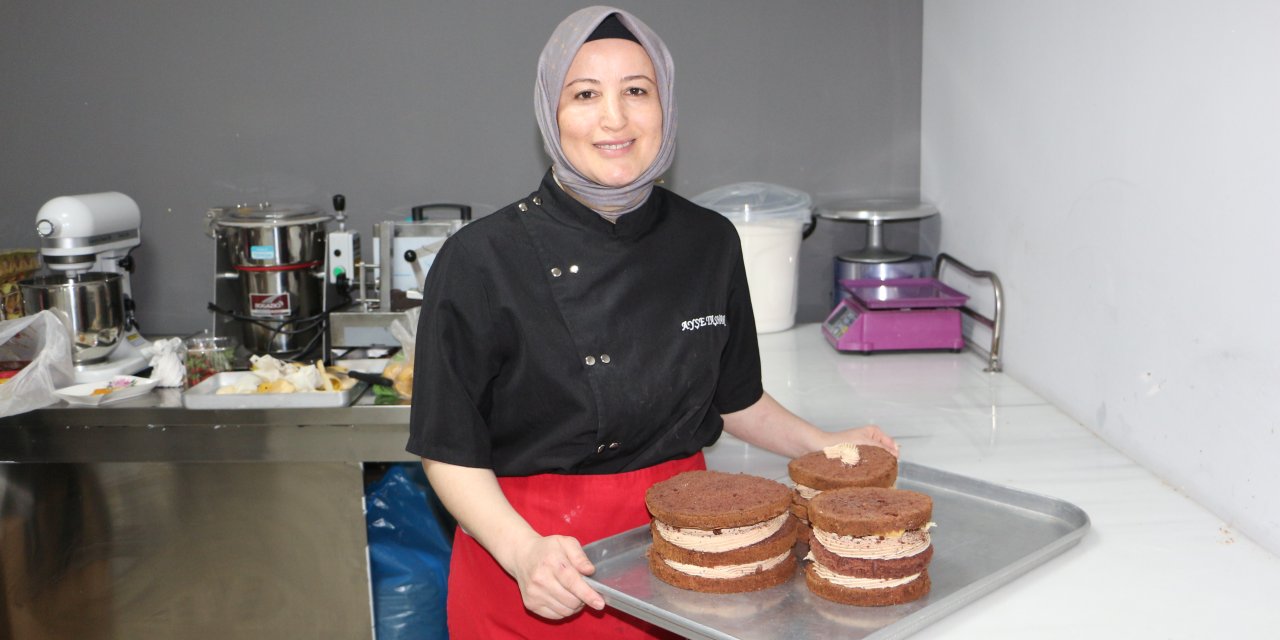 Kursa gidip çocukluk hayali pastacılığa başladı