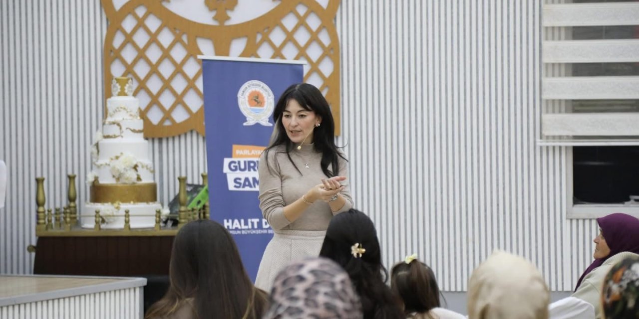 Eğitimci yazar Samsun'da ebeveynlerle buluştu