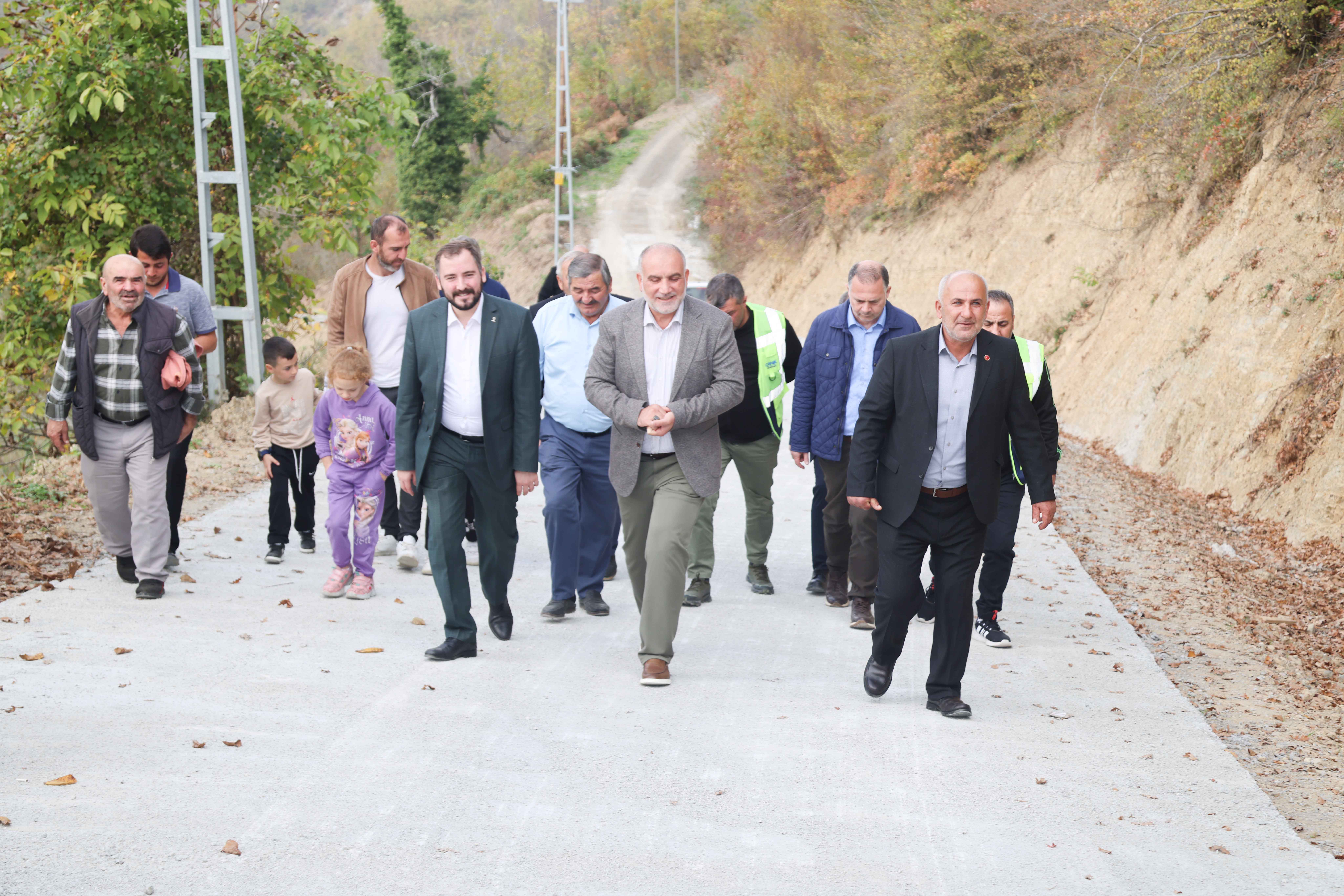 2025’te 27,8 Kilometre yeni beton yol