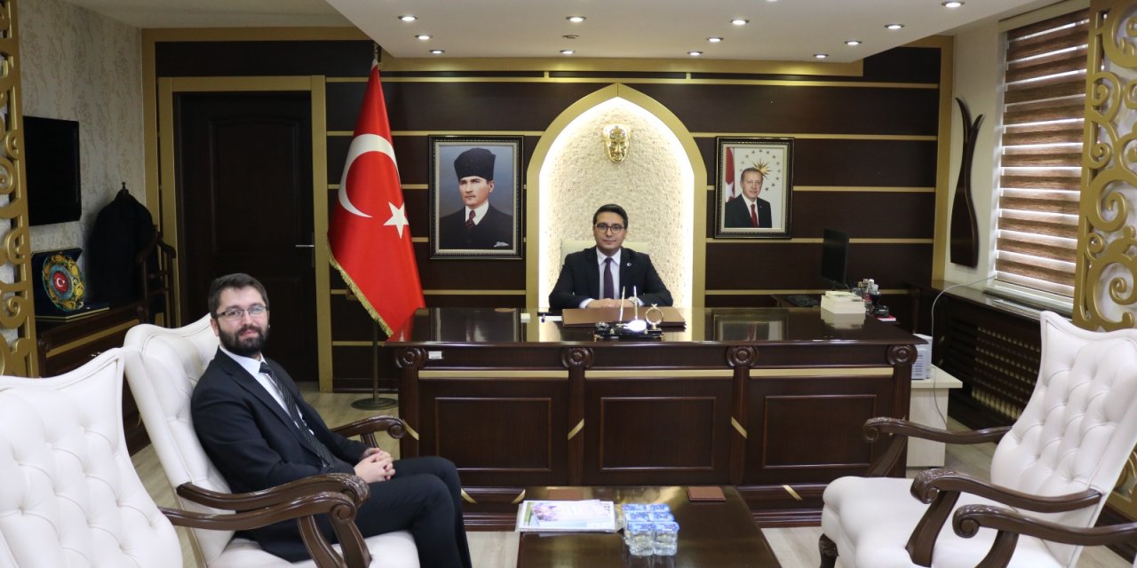 Yeşilay'dan Kaymakam Korkmaz'a ziyaret