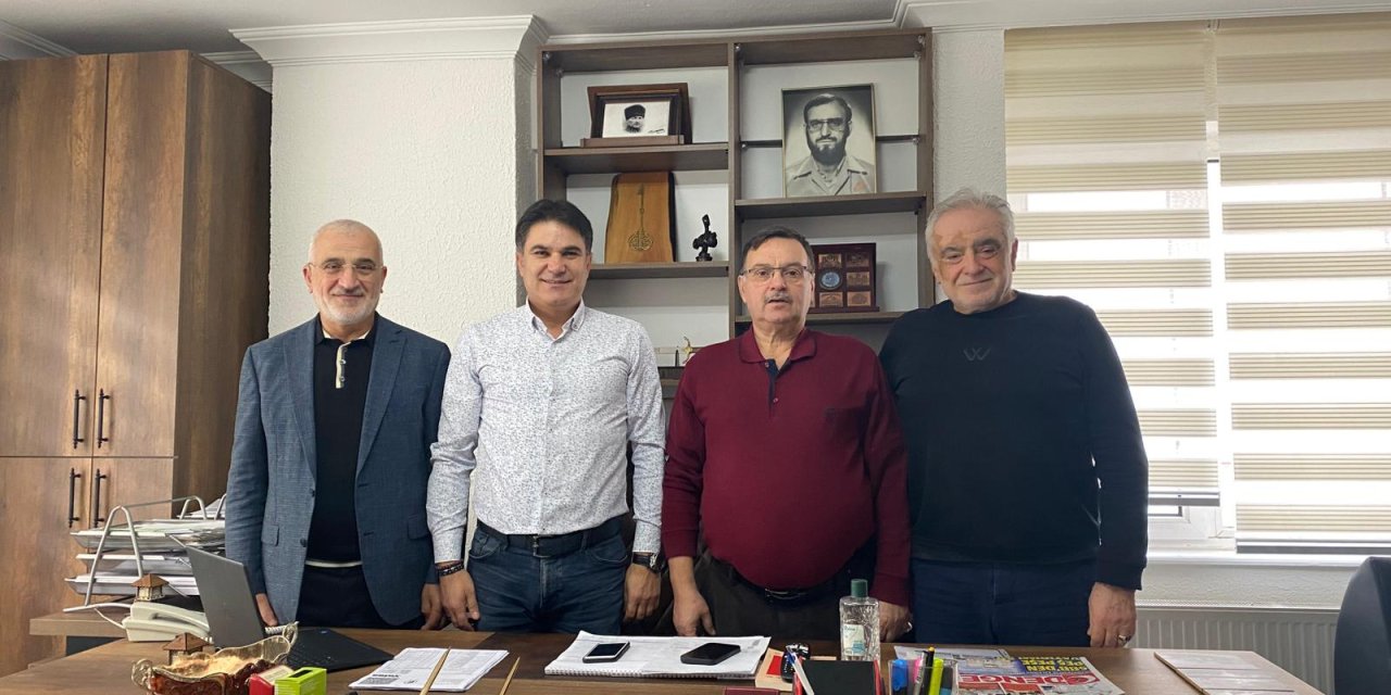 Bahadır'a yeni ofisinde ziyaret