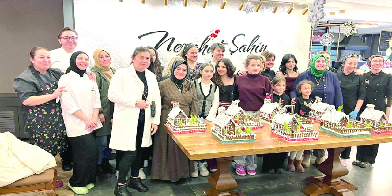 Bafra’da minik ellerden tatlı tasarımlar