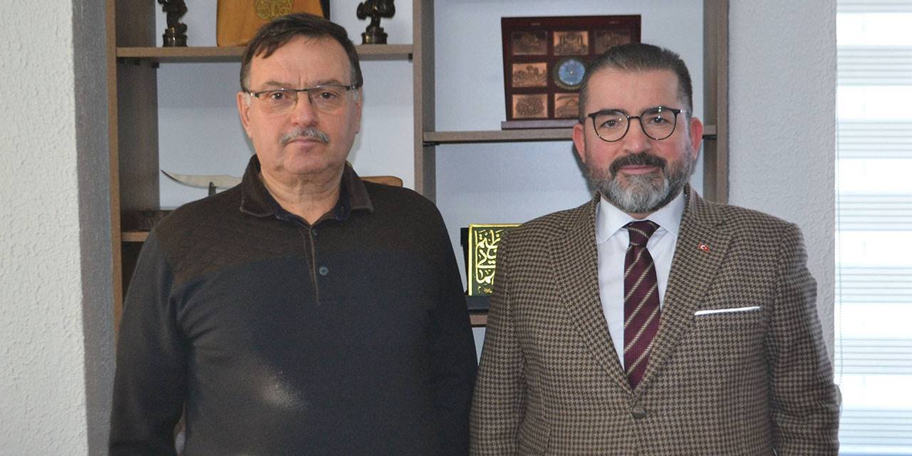 Ahmet Yılmaz'dan Adnan Bahadır'a ziyaret