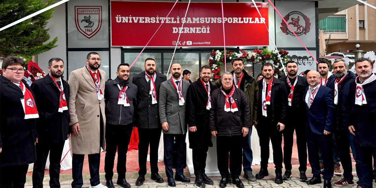 Üniversiteli Samsunsporlular Derneği açıldı