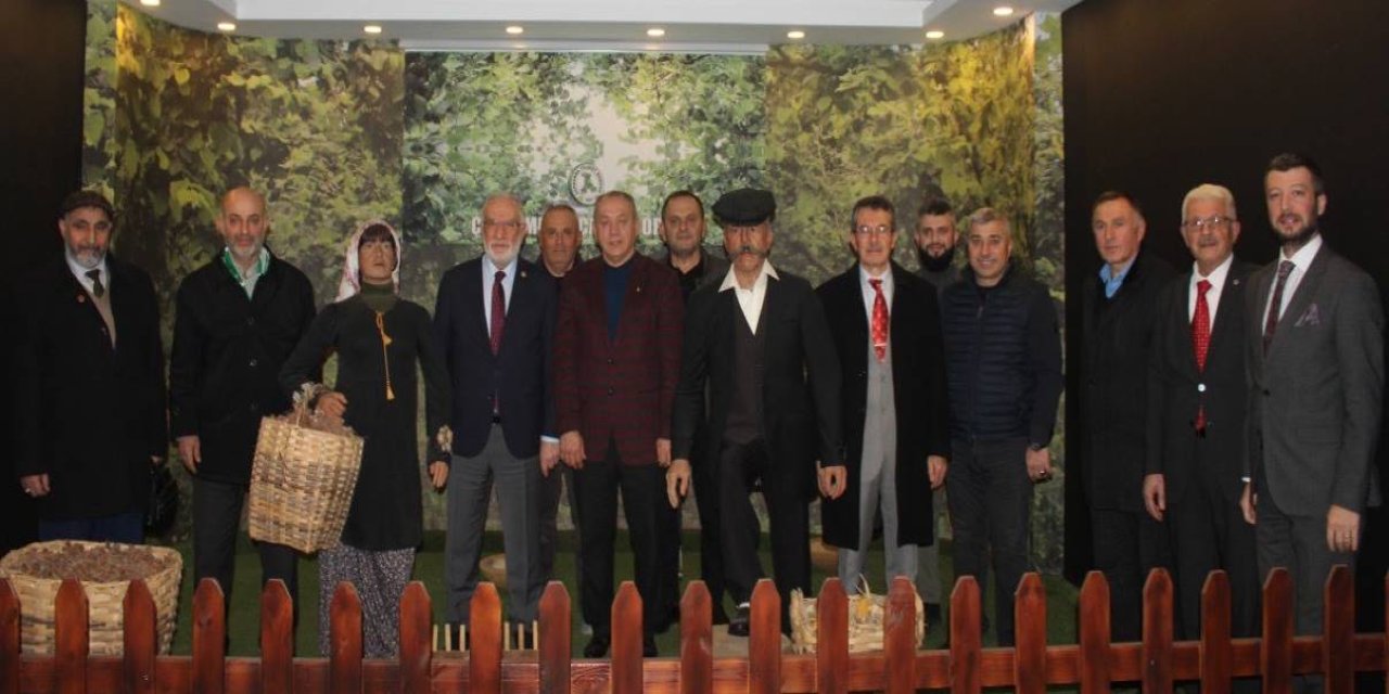 Saadet Partisi heyetinden ÇTB ziyareti