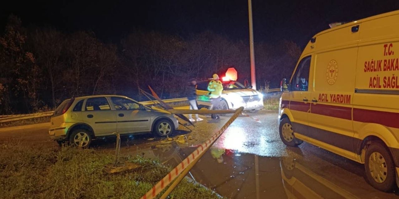 Trafik kazasında 3 kişi yaralandı