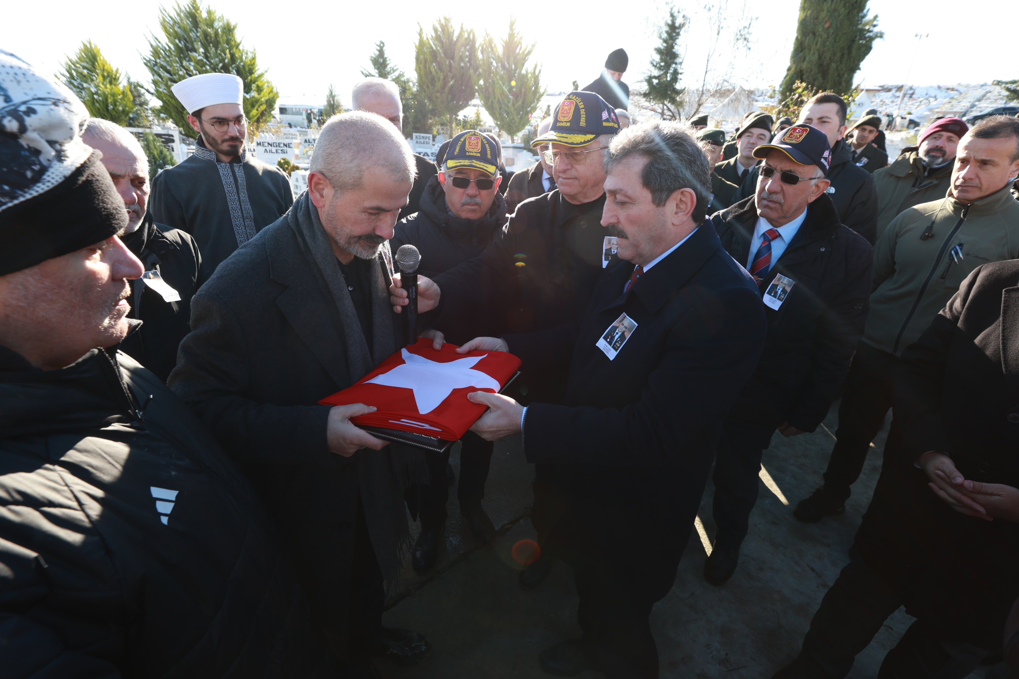 Kore gazisi son yolculuğuna uğurlandı