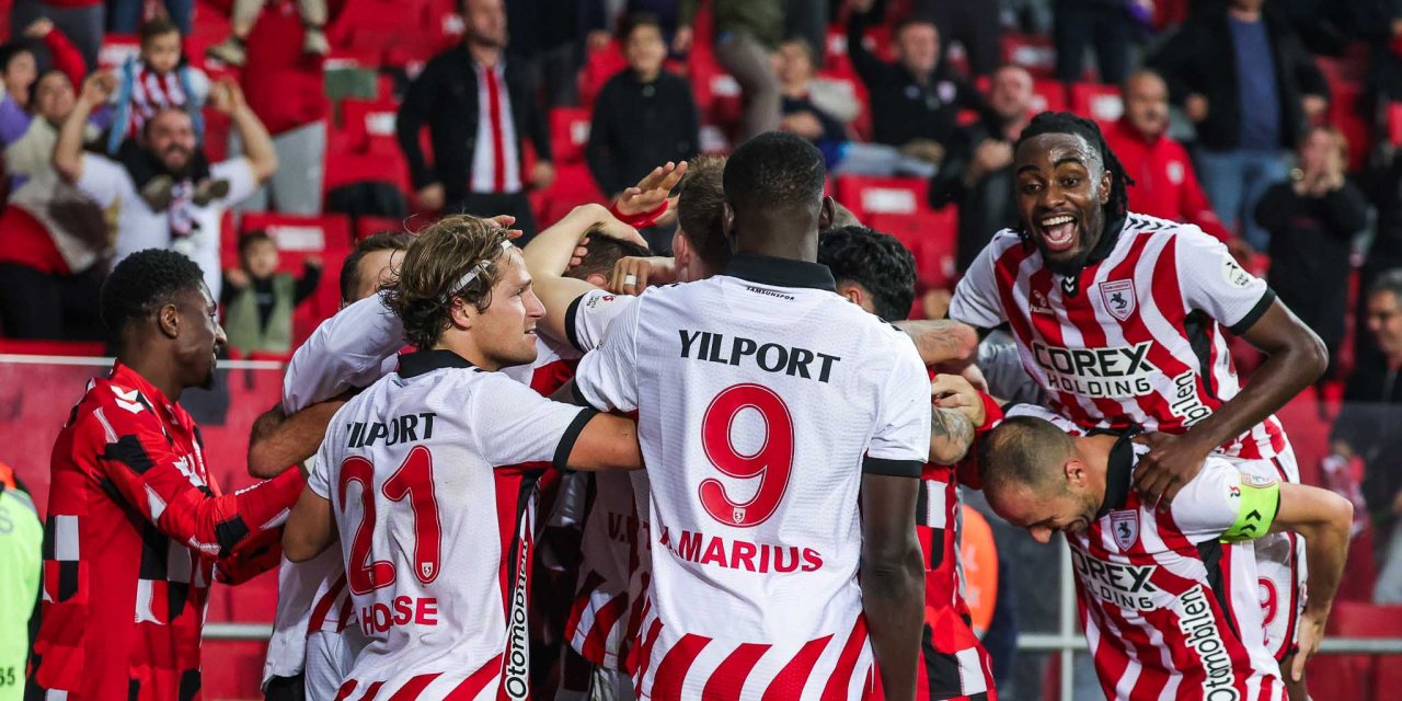 Samsunspor final için sahada