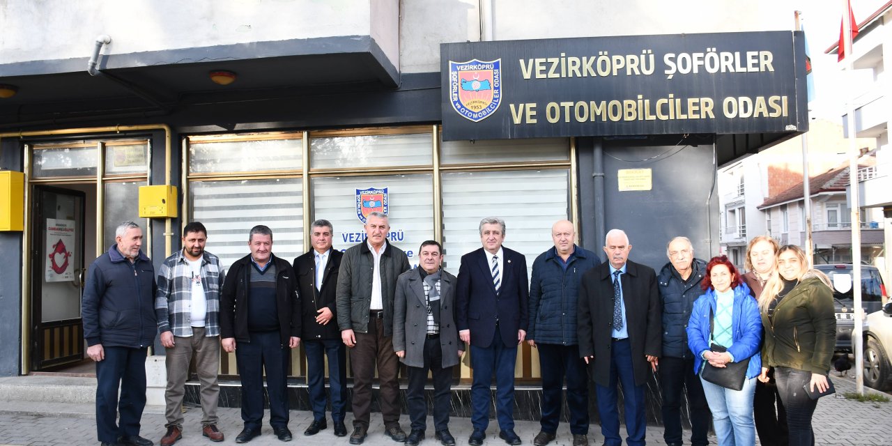 Milletvekili Çan Vezirköprü'de ziyaretlerde bulundu