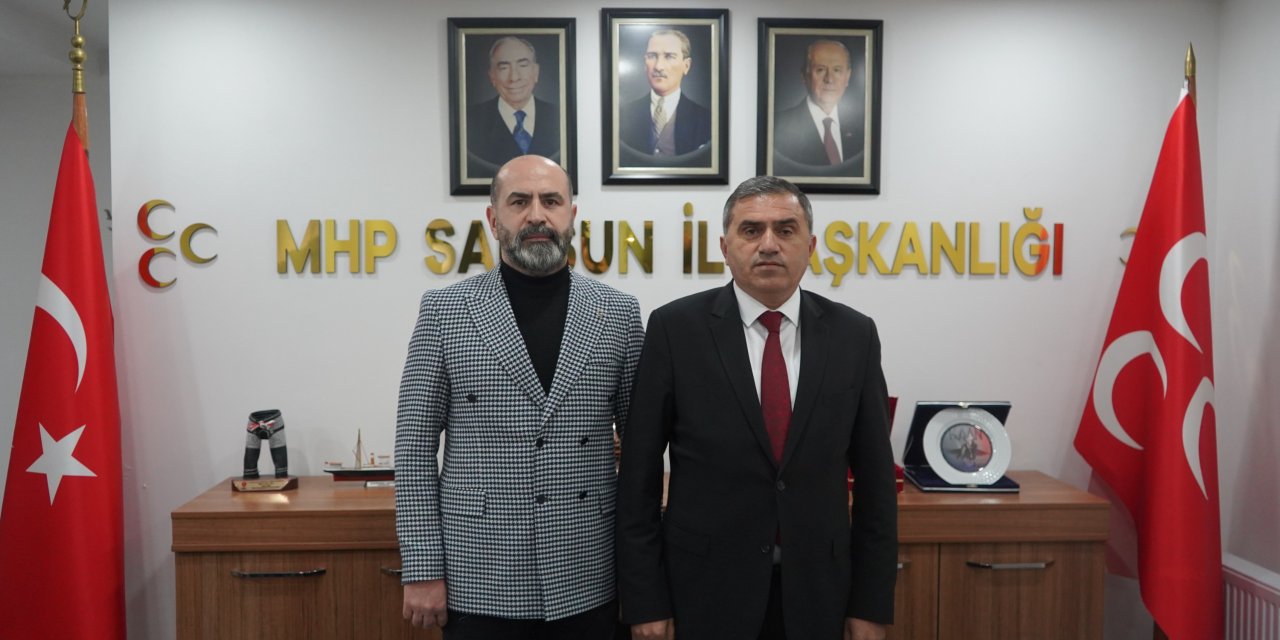 MHP Kavak İlçe Başkanlığında görev değişimi