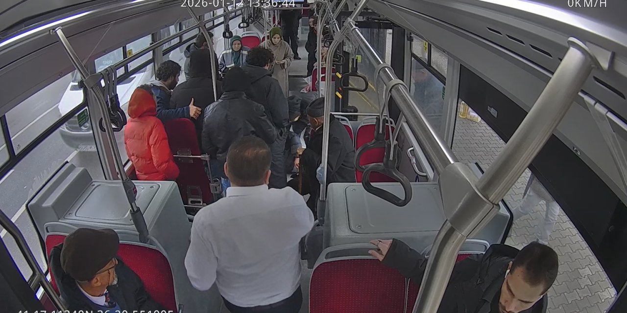 Samsun'da duyarlı şoför hayat kurtardı