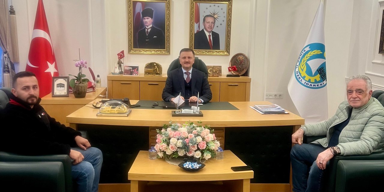 Akman ve Küdük'ten Yahya Çınkıl'a ziyaret