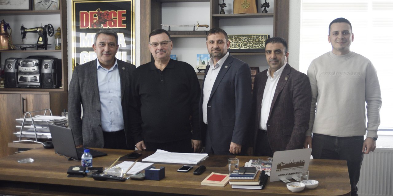 İlyas Biçer'den Adnan Bahadır'a ziyaret