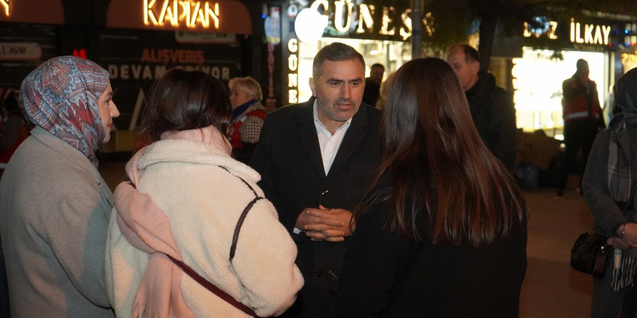 Vatandaşlara kandil simidi dağıtıldı