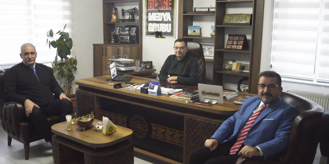 Kemal Gümrükçü ve Ahmet Yılmaz'dan Adnan Bahadır'a ziyaret