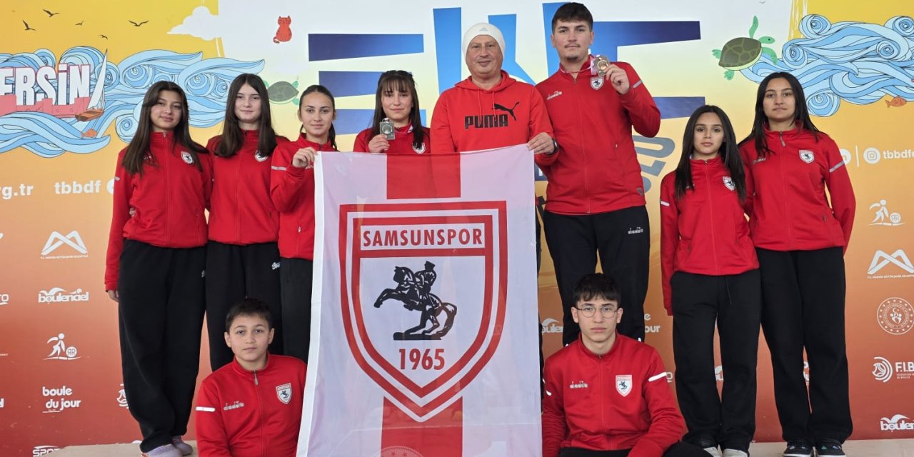 Samsunspor Bocce Takımı derecelerle döndü