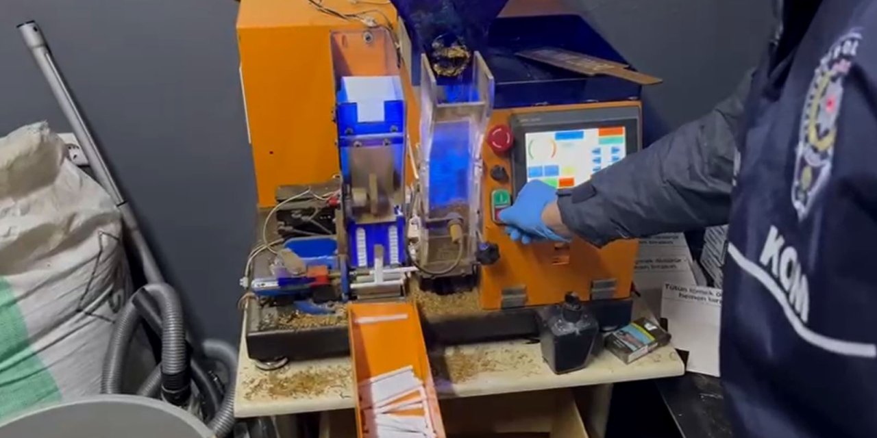 Evinde 130 kilo kaçak tütün ele geçirilen şüpheliye gözaltı