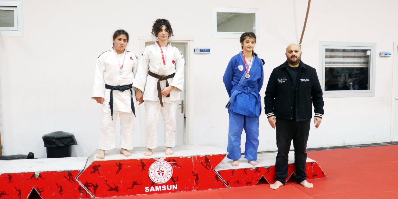 Samsun'da judo heyecanı yaşandı