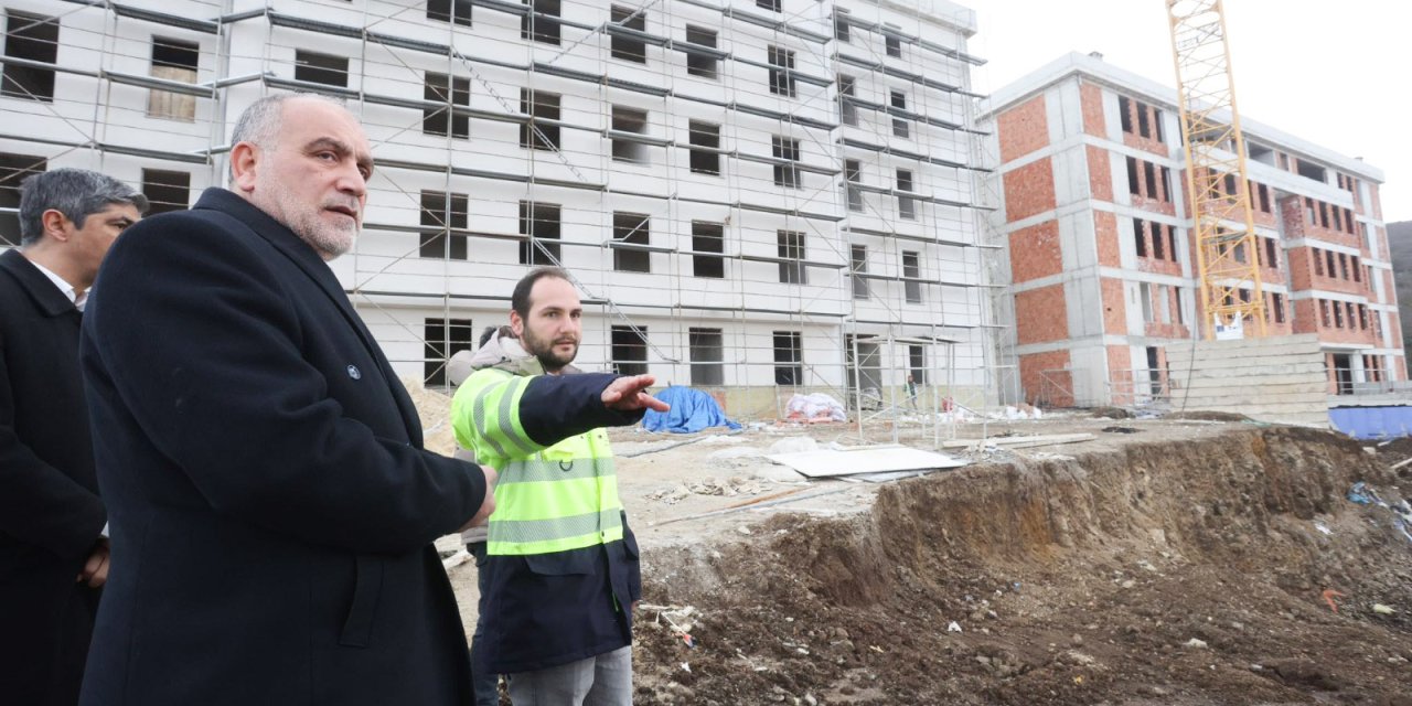 Canik Fen Lisesi yapım çalışmaları devam ediyor