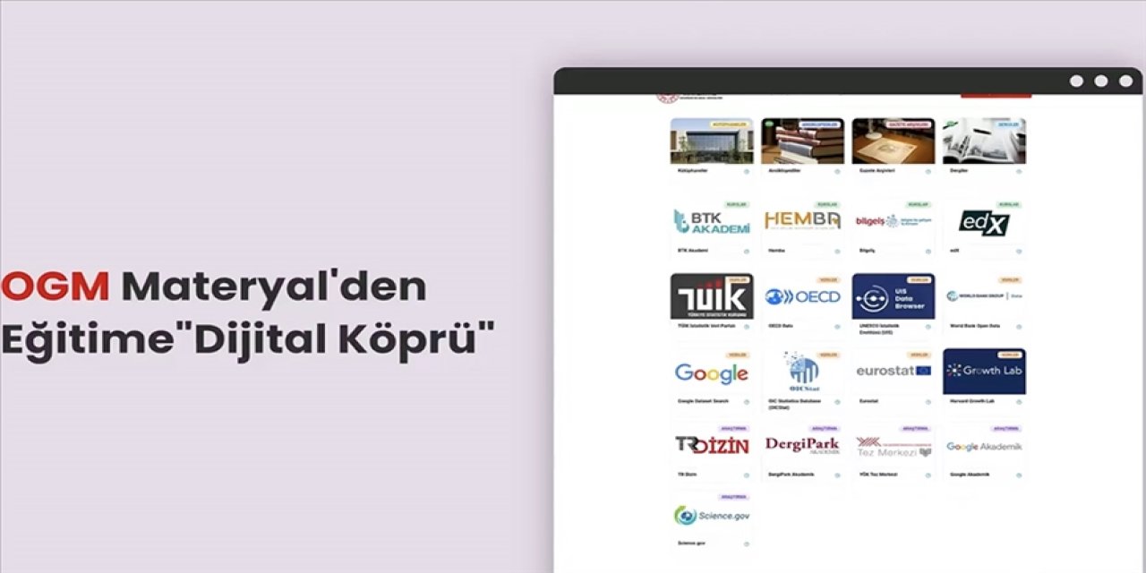 Dijital Öğrenme Köprüsü platformu erişime açıldı