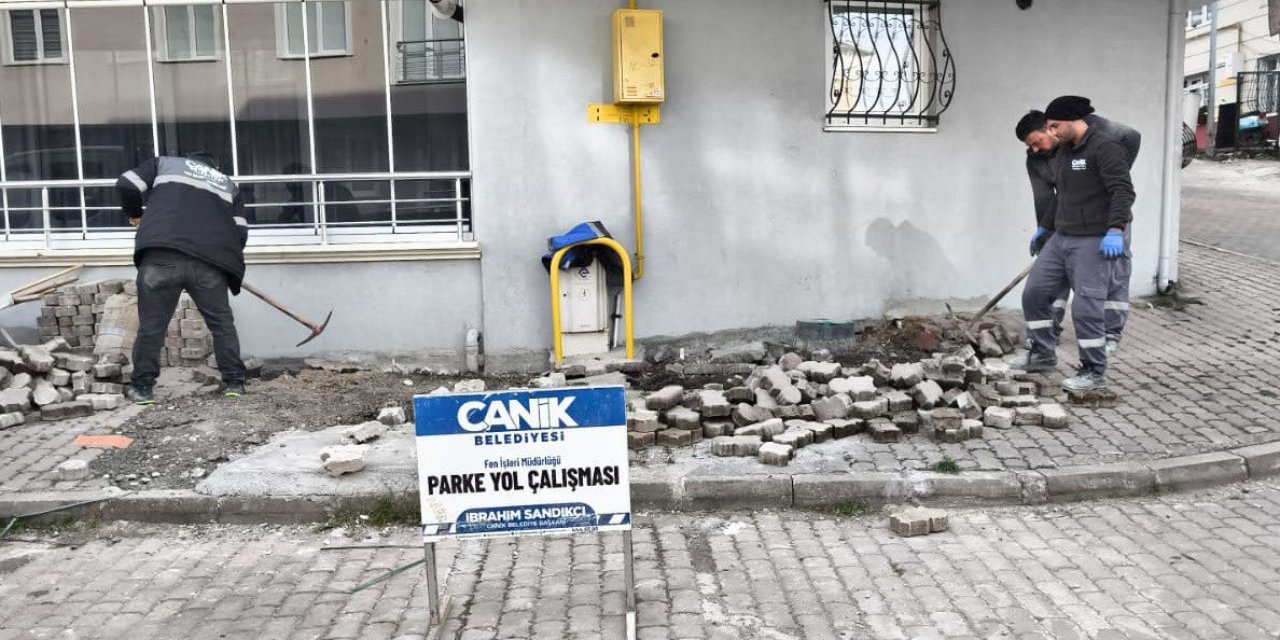 Yol çalışmaları devam ediyor