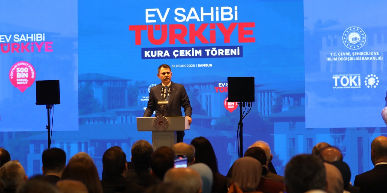 Samsun'da yapılacak konutların kurası çekildi