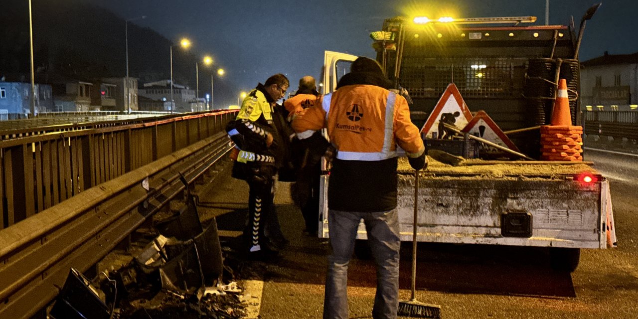 Zincirleme trafik kazasında 2 kişi yaralandı