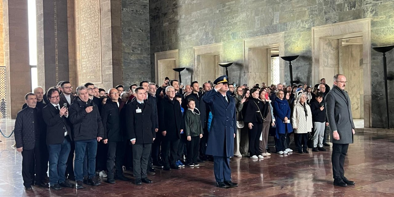 Samsunlu mübadiller Anıtkabir’i ziyaret etti
